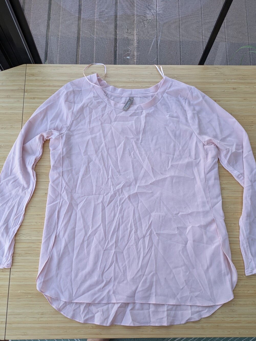 Thyme Maternity Blush Pink Blouse